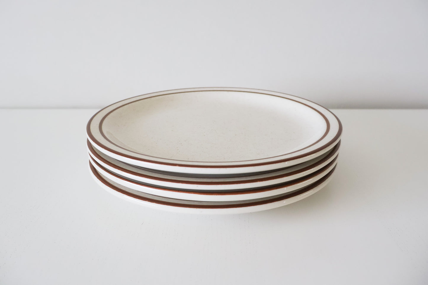 Brown Speckled Luncheon Plate