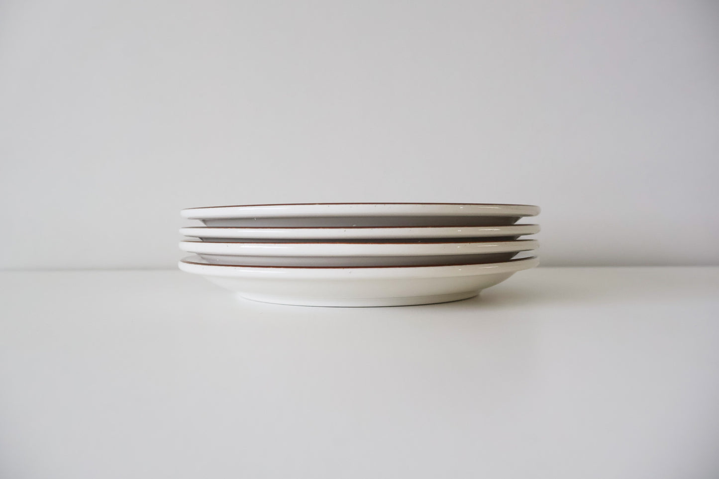 Brown Speckled Luncheon Plate