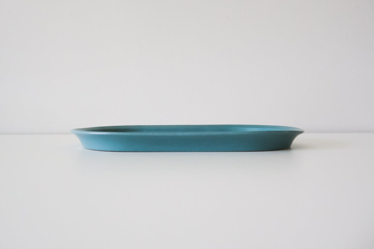 Vermont Green Oval Plate