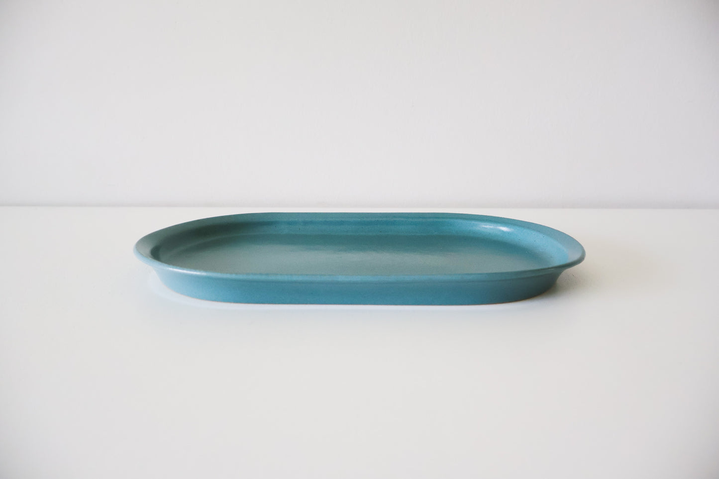 Vermont Green Oval Plate