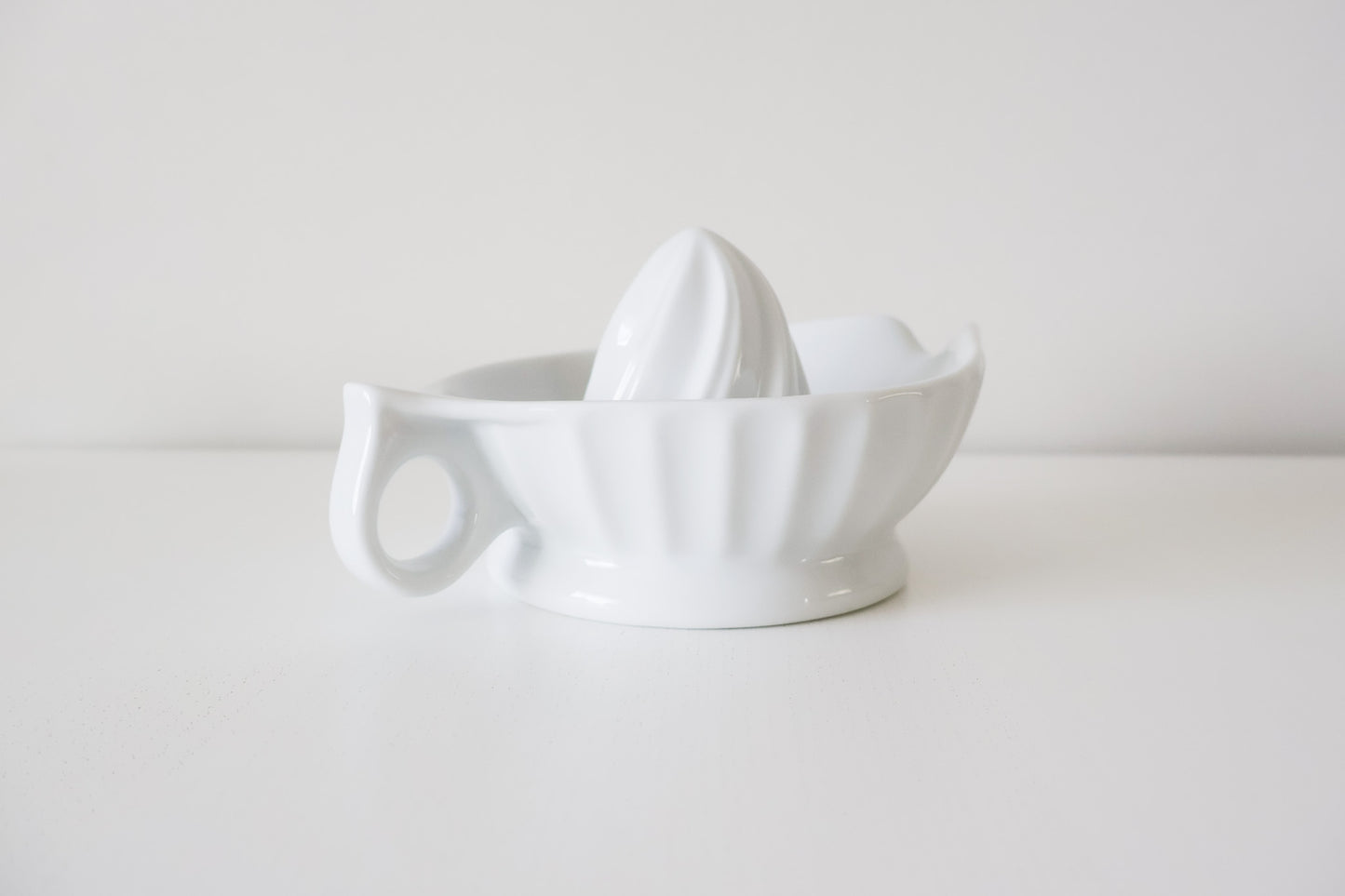 Large White Ceramic Juicer
