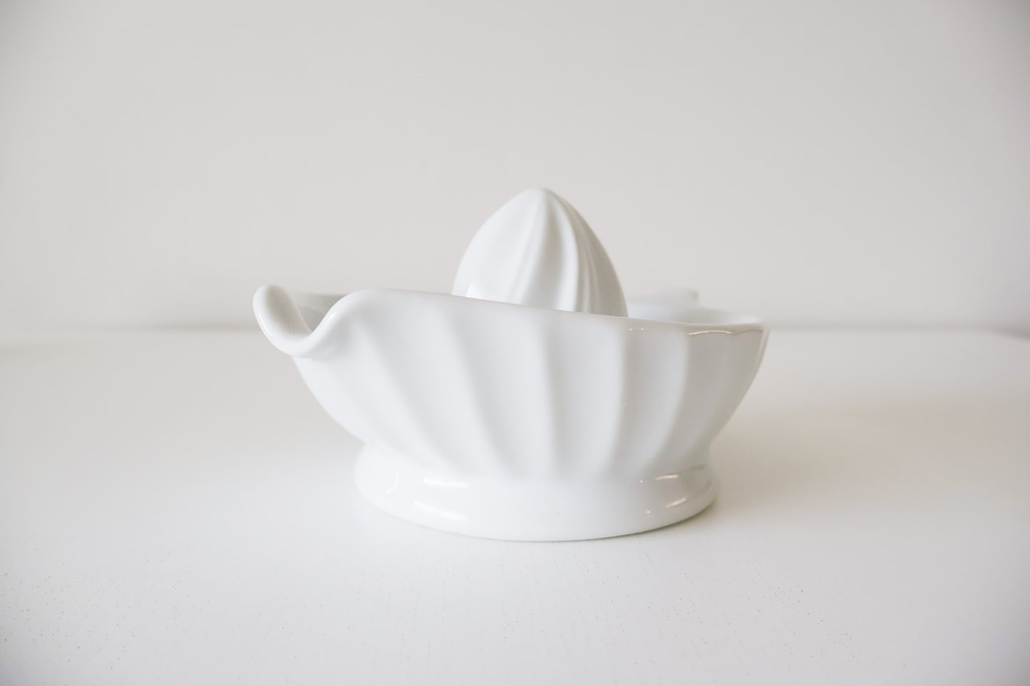 Large White Ceramic Juicer