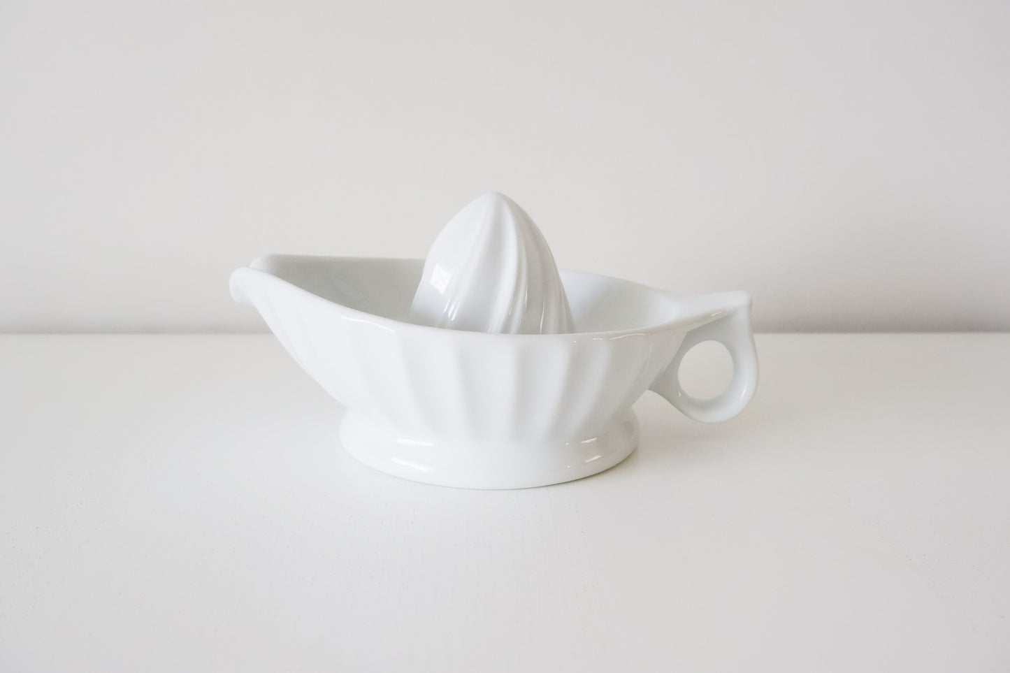 Large White Ceramic Juicer