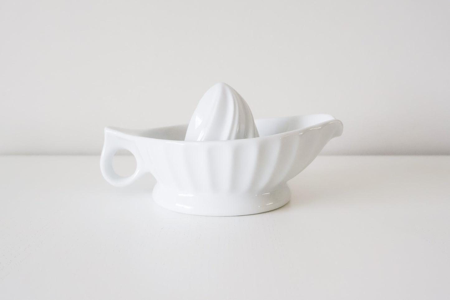 Large White Ceramic Juicer