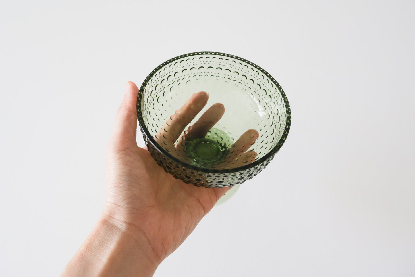 Kastehelmi Glass Dessert Bowl