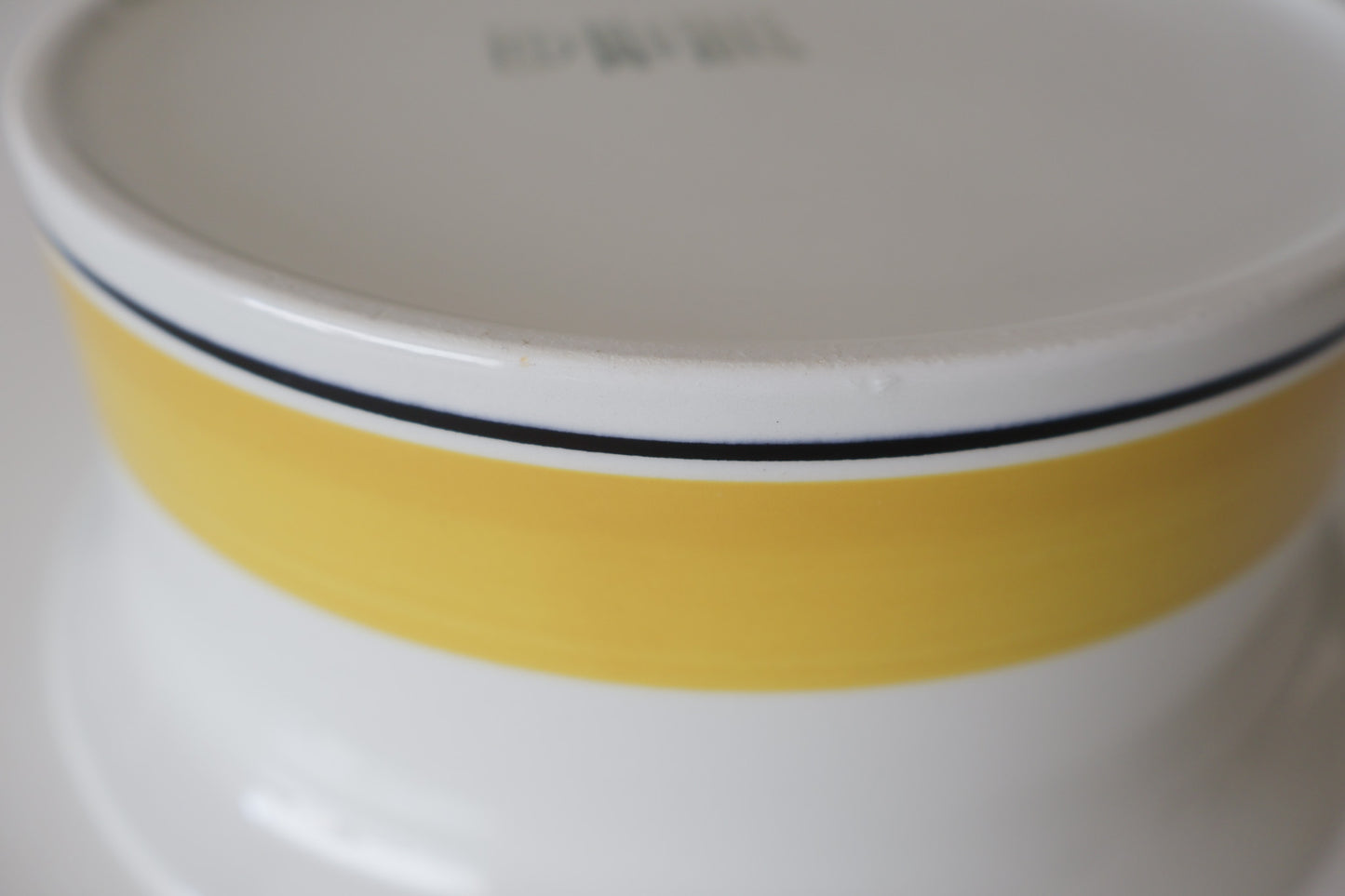 Faenza Yellow Large Serving Bowl