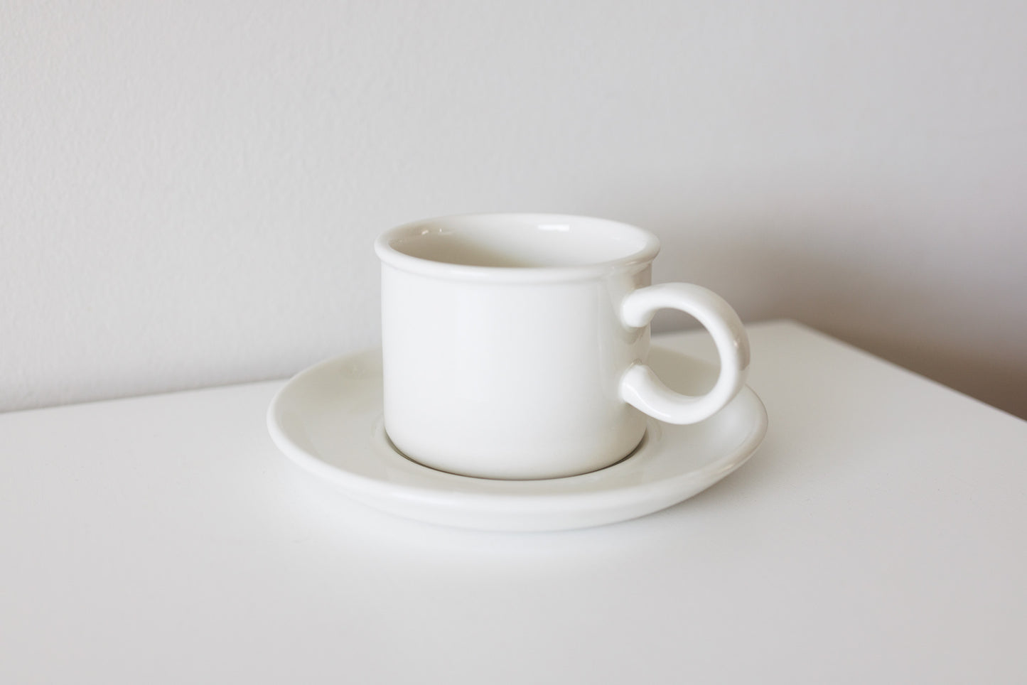 Stonehenge White Cup & Saucer