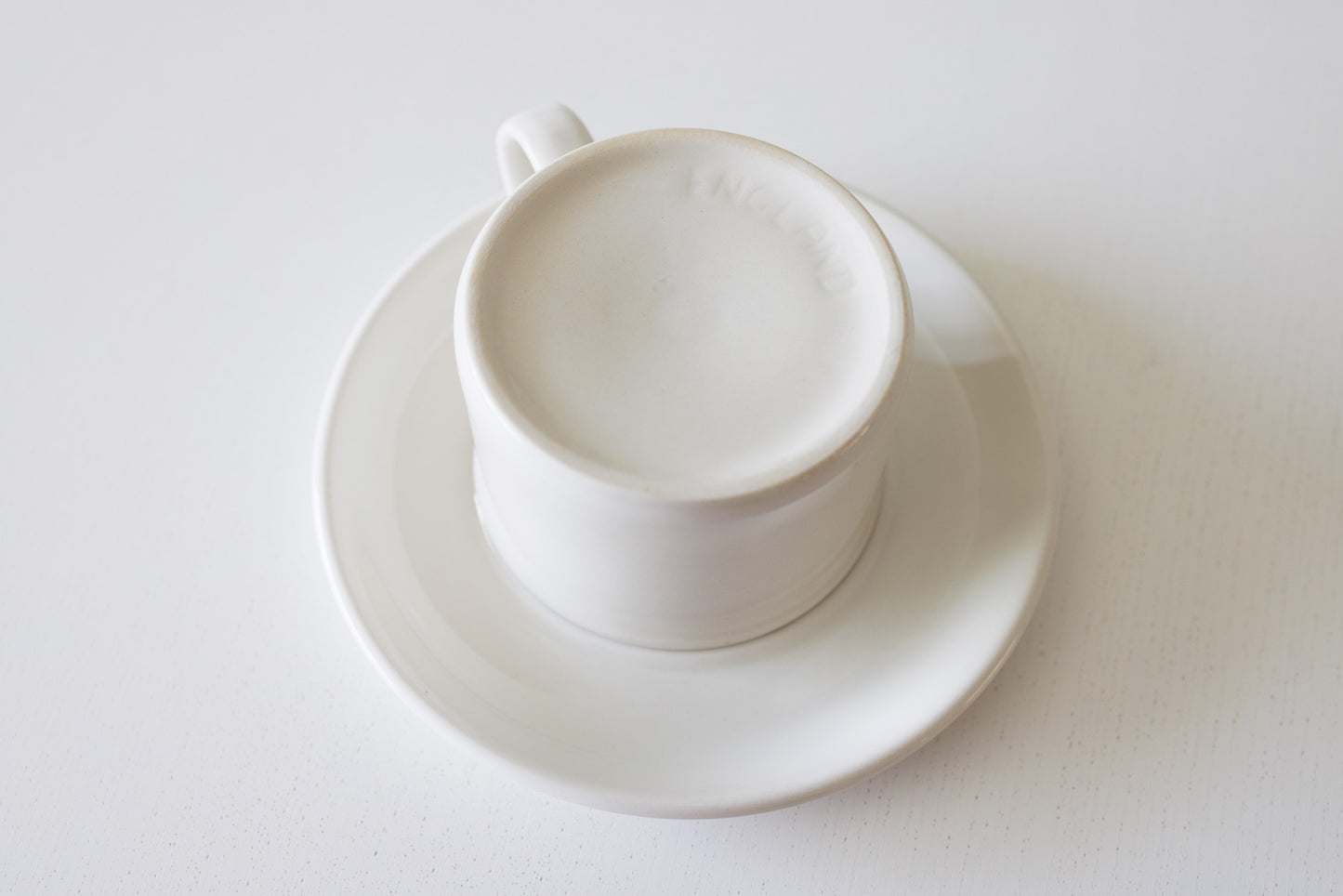 Stonehenge White Cup & Saucer