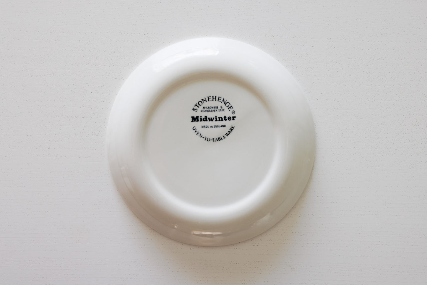 Stonehenge White Cup & Saucer