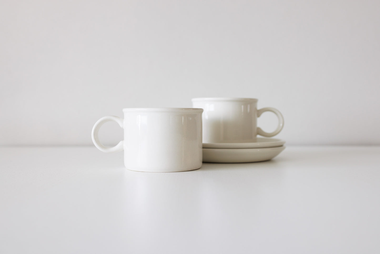 Stonehenge White Cup & Saucer