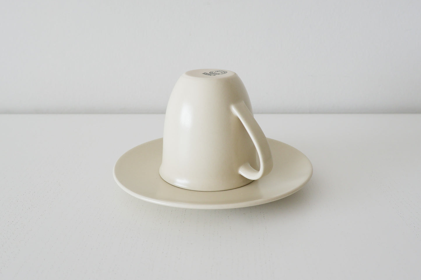 Matte Sand Cup & Saucer