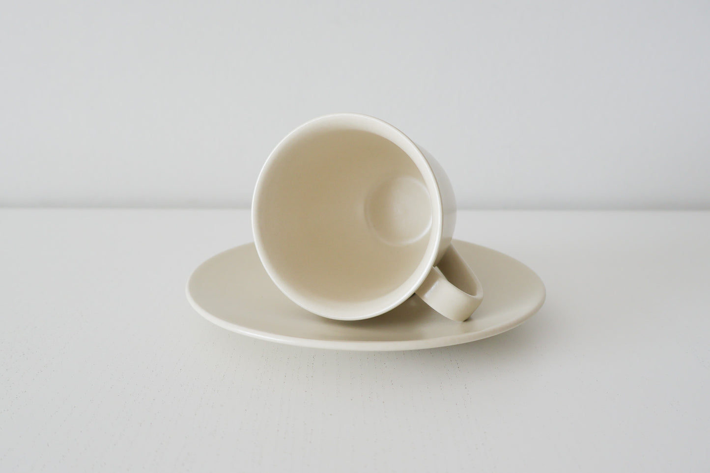 Matte Sand Cup & Saucer
