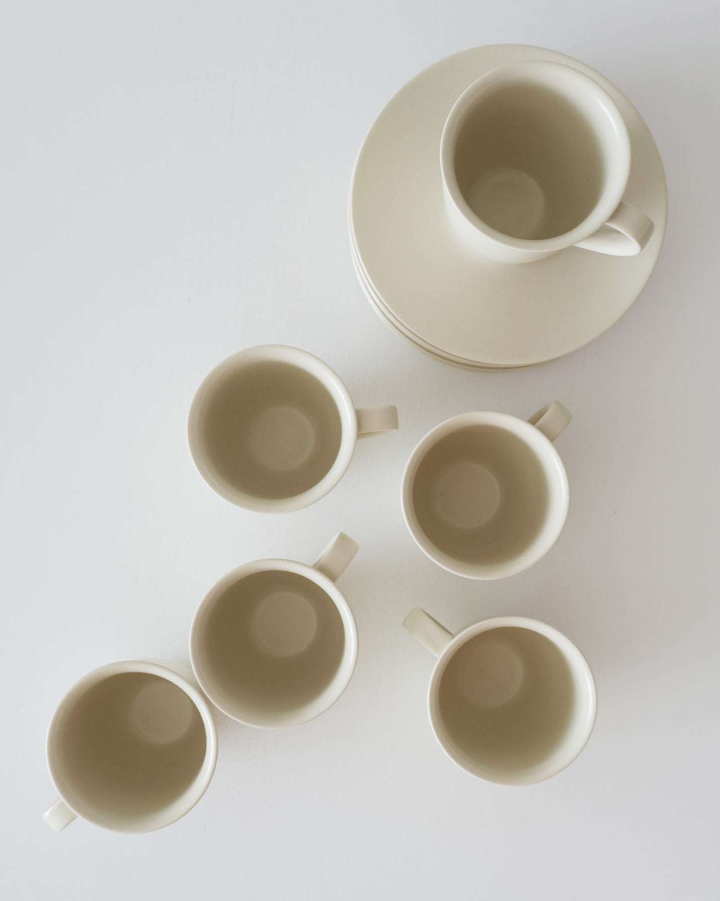 Matte Sand Cup & Saucer
